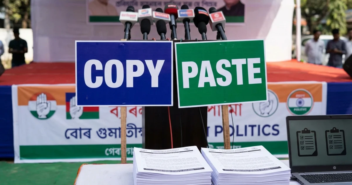 Pijush Hazarika Criticizes Congress Over 'Copy-Paste Politics'