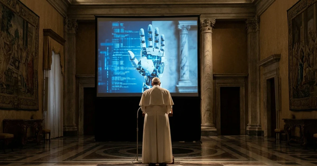 Pope Leo Warns of AI’s Dehumanizing Threats