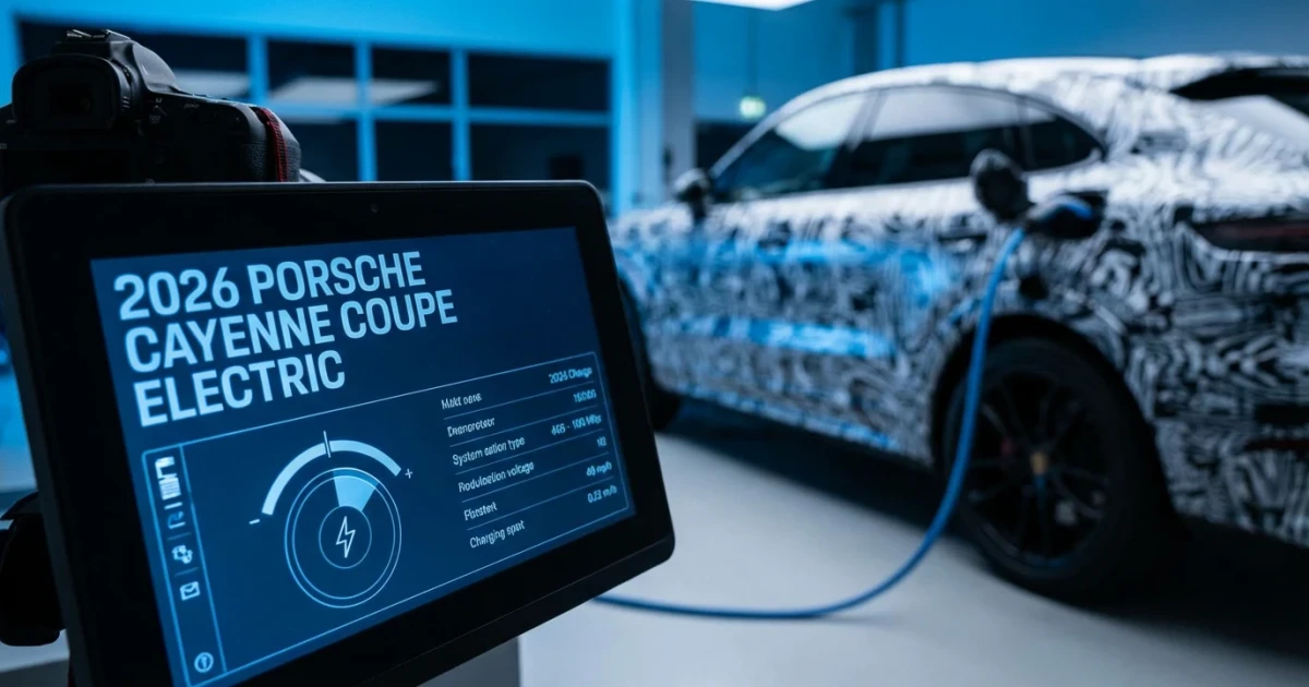 Porsche Cayenne Coupe Electric Debuts, Targets Coupe Demand