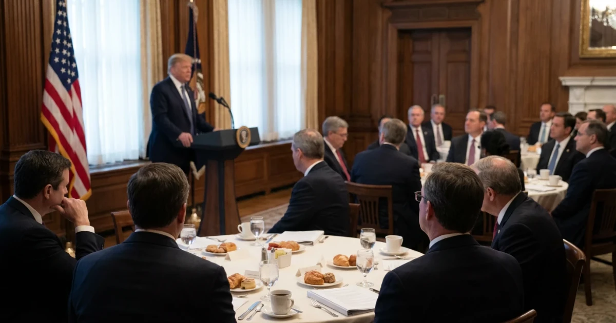 President Trump Meets Republican Senators at White House