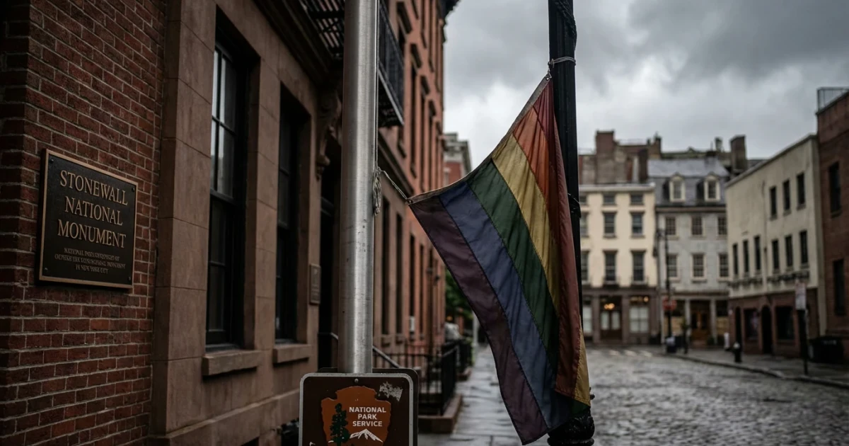 Pride Flag Removed at Stonewall Monument After Trump Order