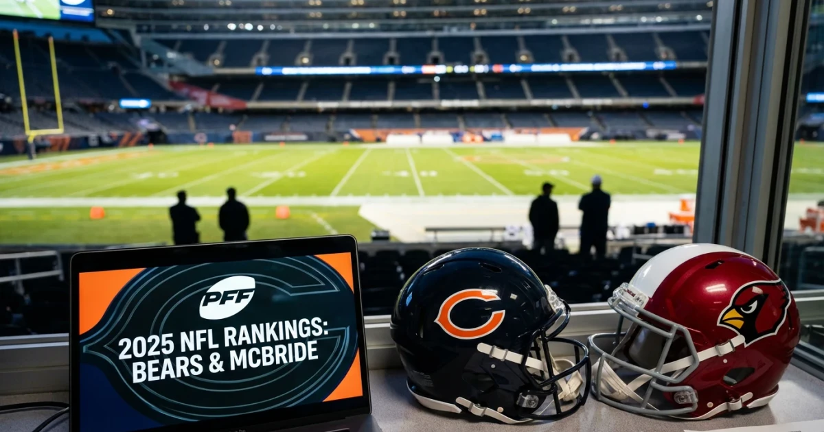 PFF Ranks Bears’ Top Players and Trey McBride in 2025