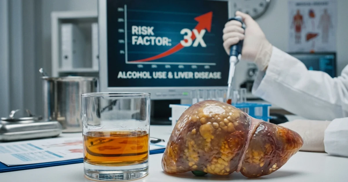 Regular Drinking May Triple Risk of Advanced Liver Disease