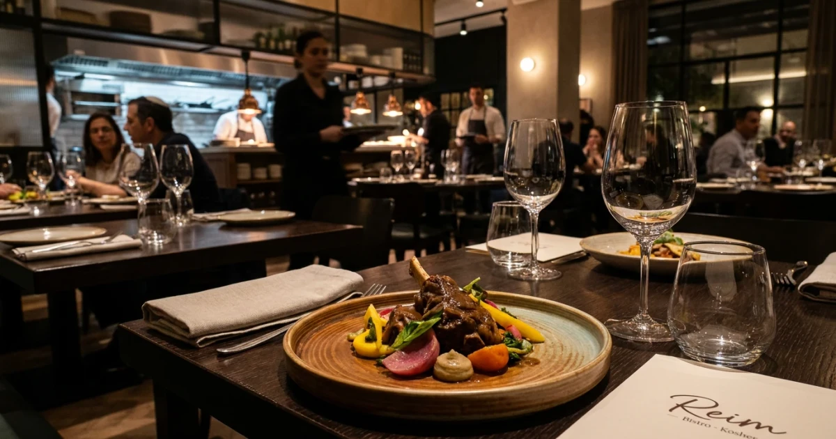 Reim Bistro Blends Kosher Tradition With Modern Dining