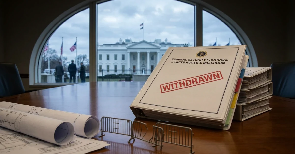 Republicans Drop $1B Security Plan for White House, Trump Ballroom