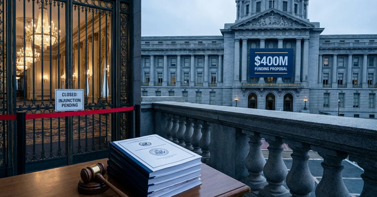 Republicans Pursue $400M Funding Amid Ballroom Injunction Case