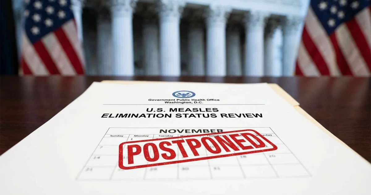 U.S. Measles Elimination Status Review Postponed to November