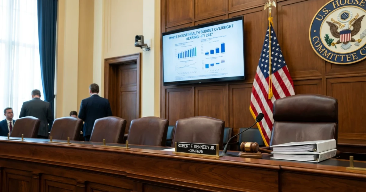 RFK Jr. Leads Hearings on White House Health Budget Plan