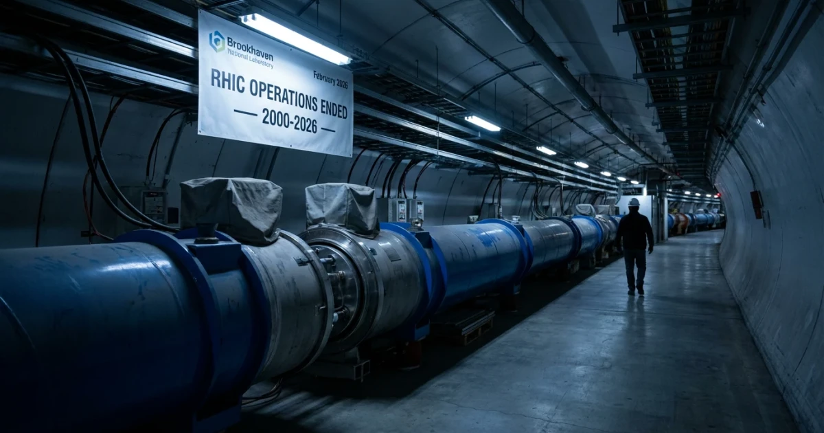 RHIC Shuts Down, U.S. Particle Collider Research Shifts