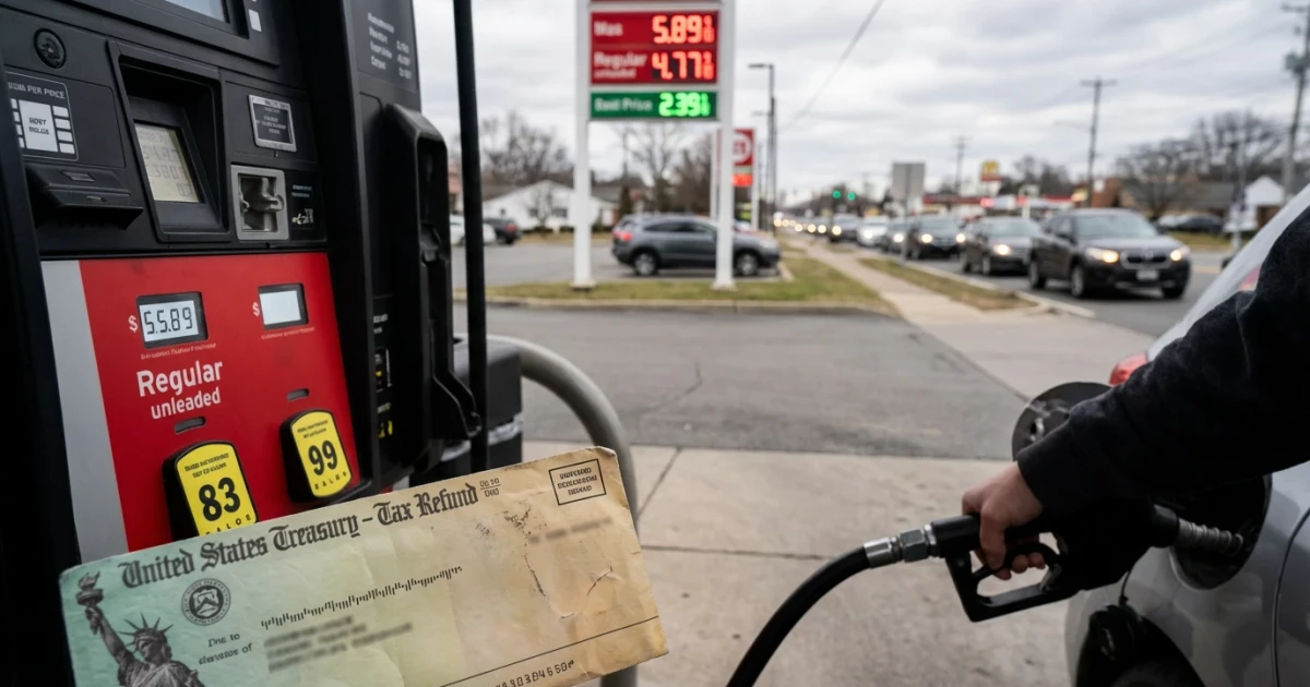 Gas Prices Offset Larger Tax Refunds for Americans