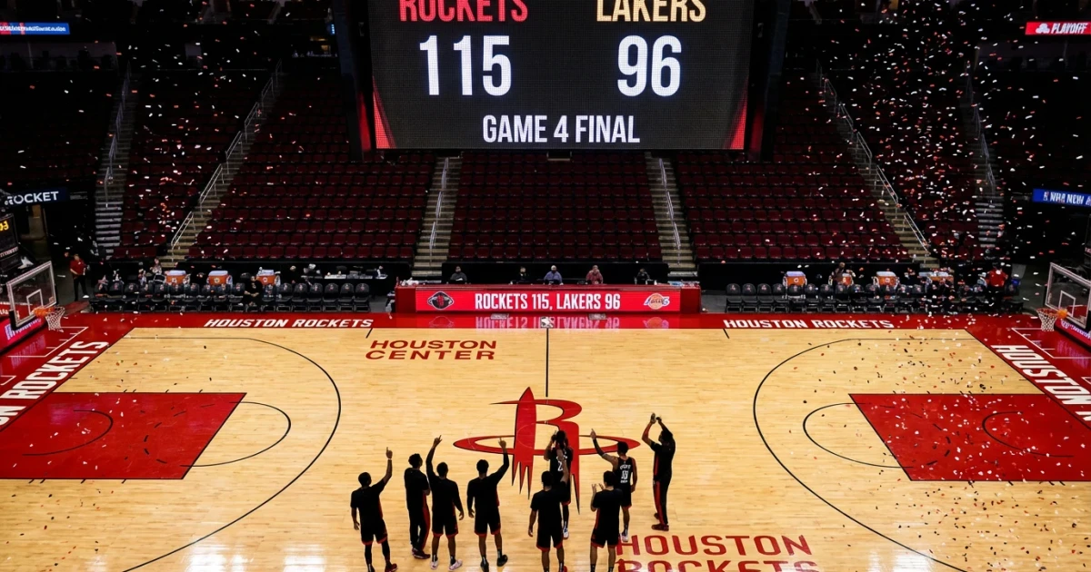 Rockets Take 115-96 Win Over Lakers in NBA Playoffs