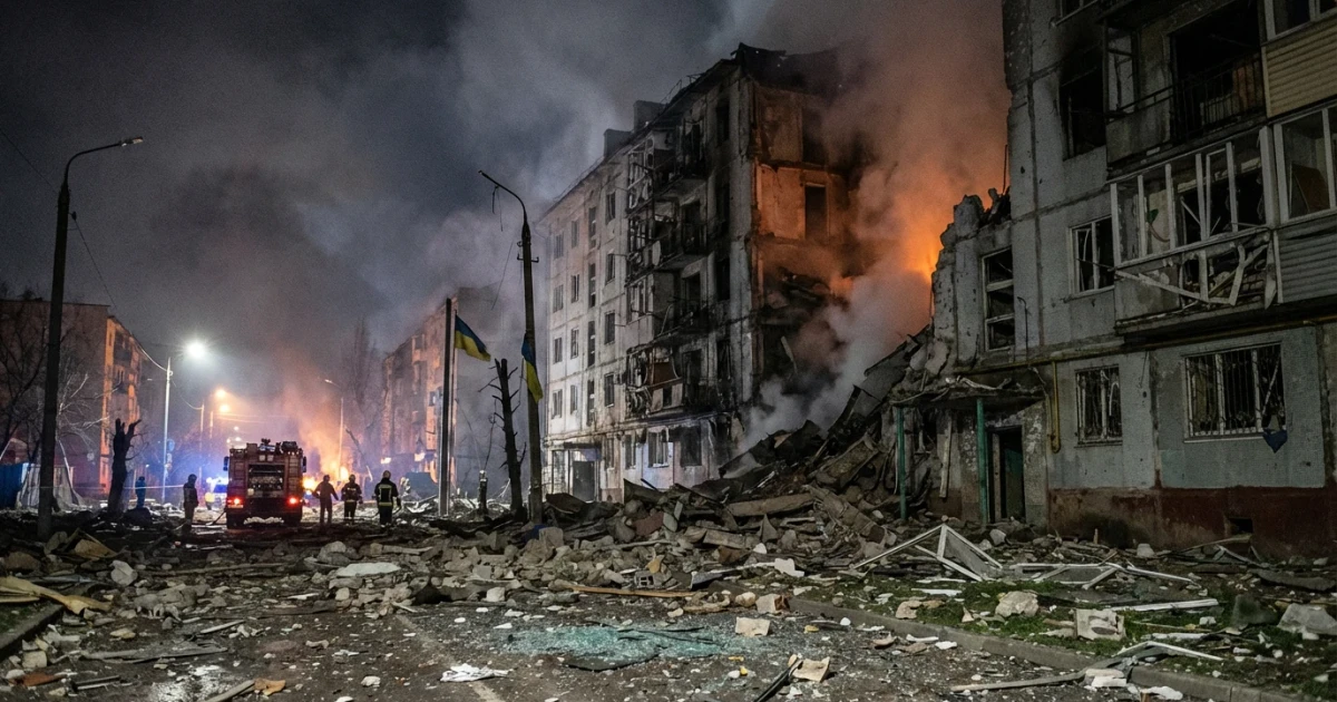 Russian Airstrikes Kill Seven in Ukraine, Dozens Injured