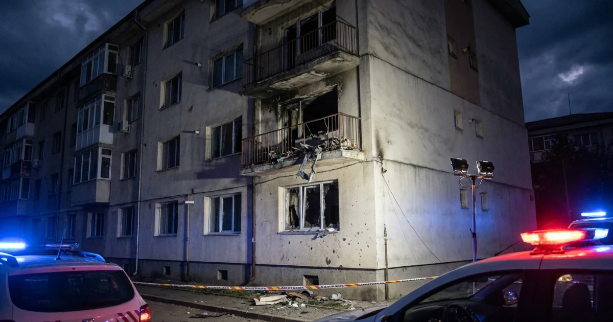 Russian Drone Strike Hits Romanian Apartment Near Ukraine Border