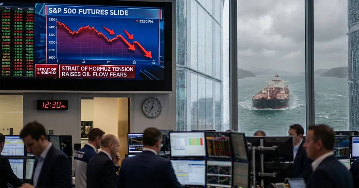 S&P 500 Futures Drop as Strait of Hormuz Deadline Nears