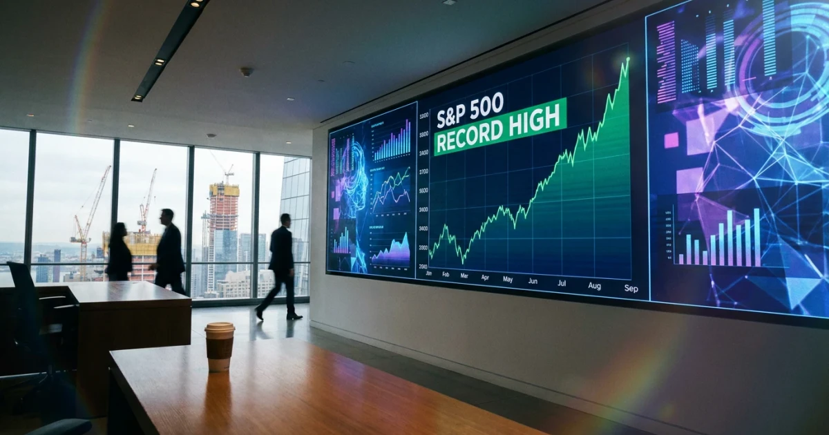 S&P 500 Hits Record High as AI Stocks Lead Gains