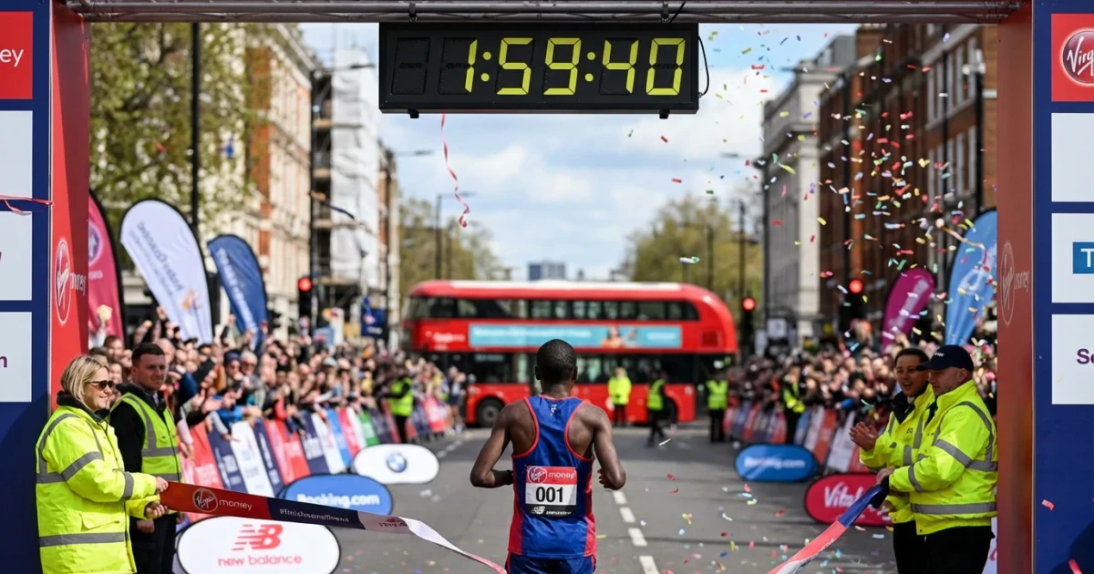 Sabastian Sawe Breaks Two-Hour Mark at London Marathon