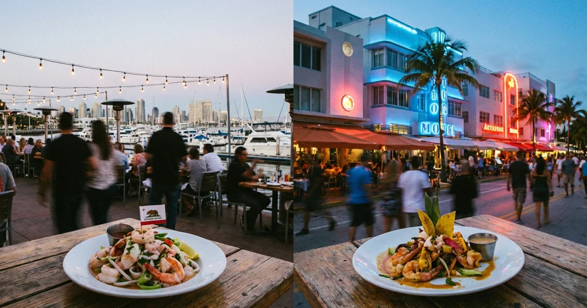 San Diego and Miami Shine as Top Restaurant Destinations