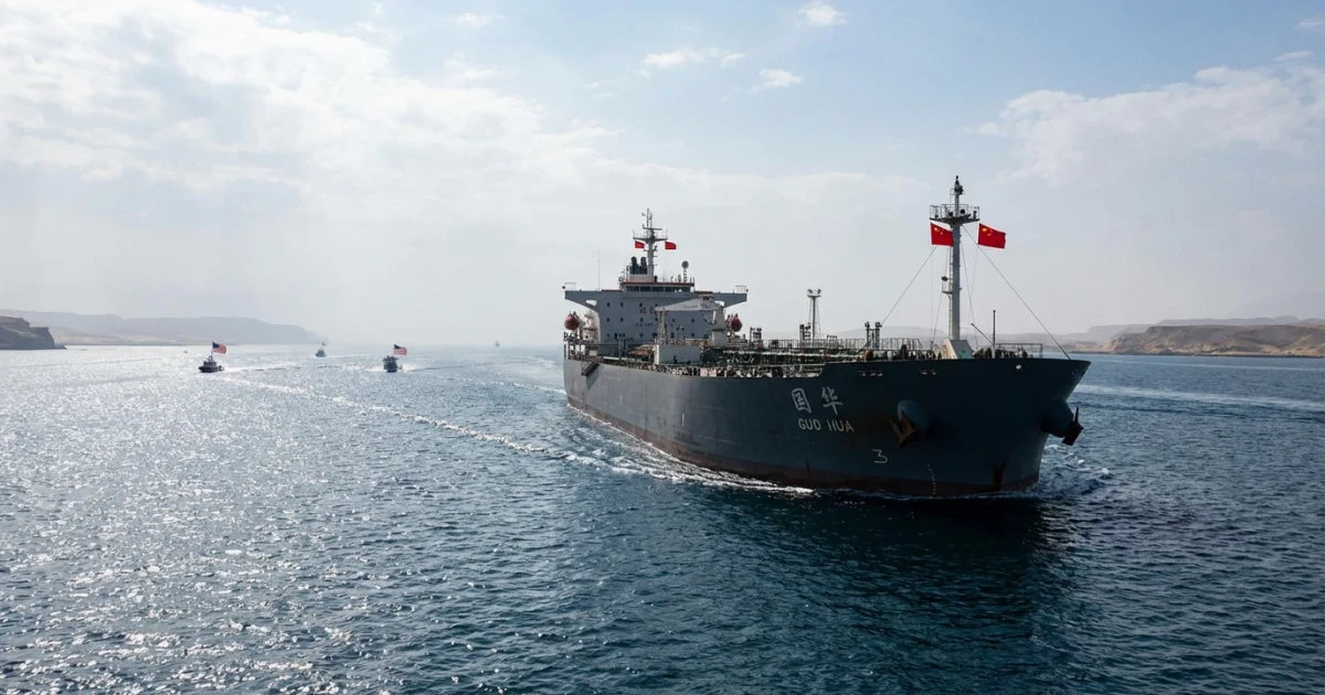 Sanctioned Chinese Tanker Transits Strait of Hormuz