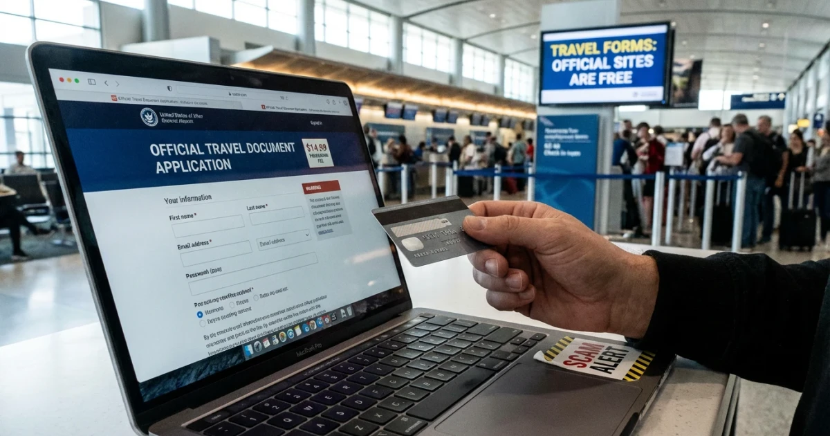 Travel Scams Charge Tourists for Free Entry Forms