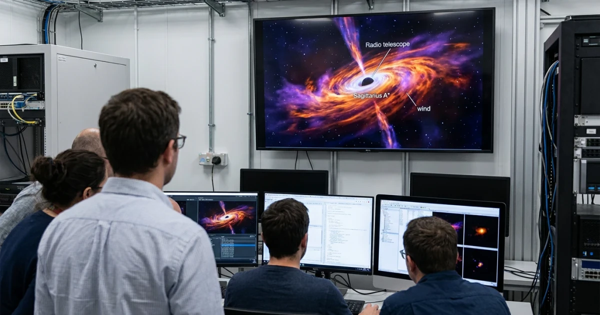 Scientists Detect Wind from Milky Way’s Black Hole