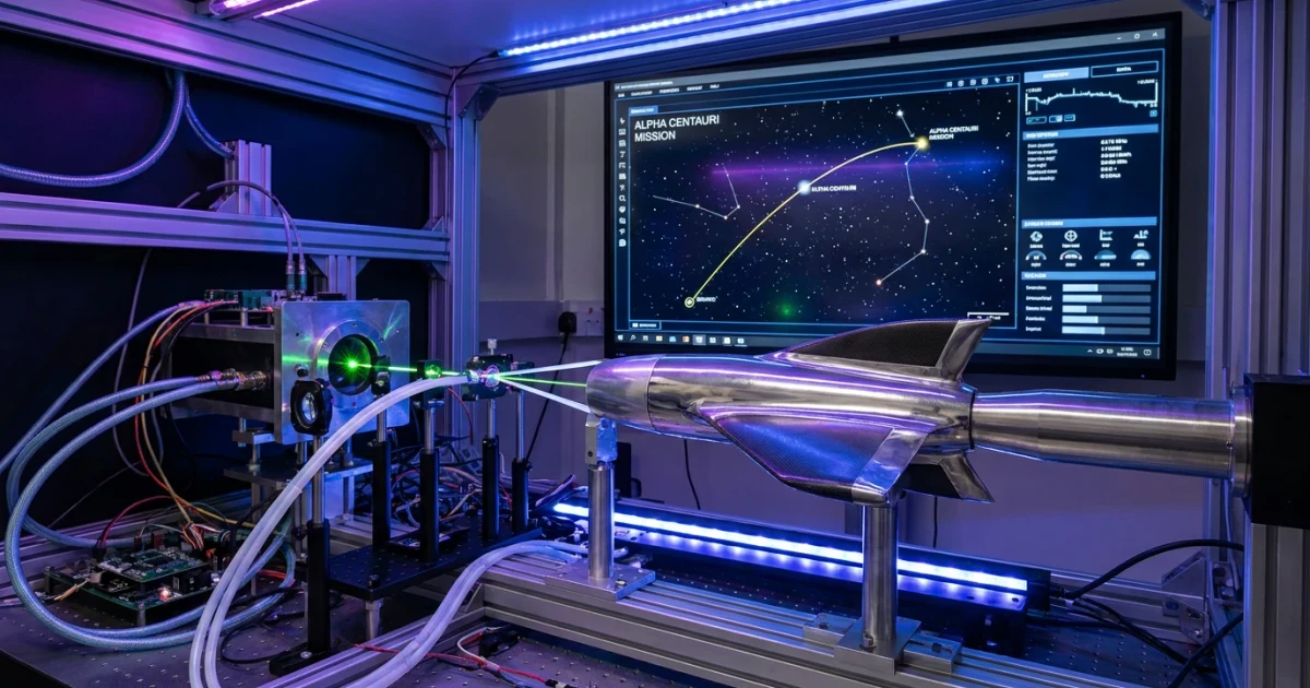 Light-Propelled Metajets Could Reach Alpha Centauri in 20 Years