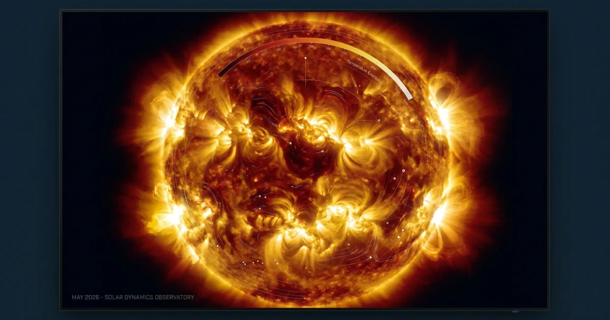 Why Is the Sun’s Atmosphere So Much Hotter Than Its Surface?