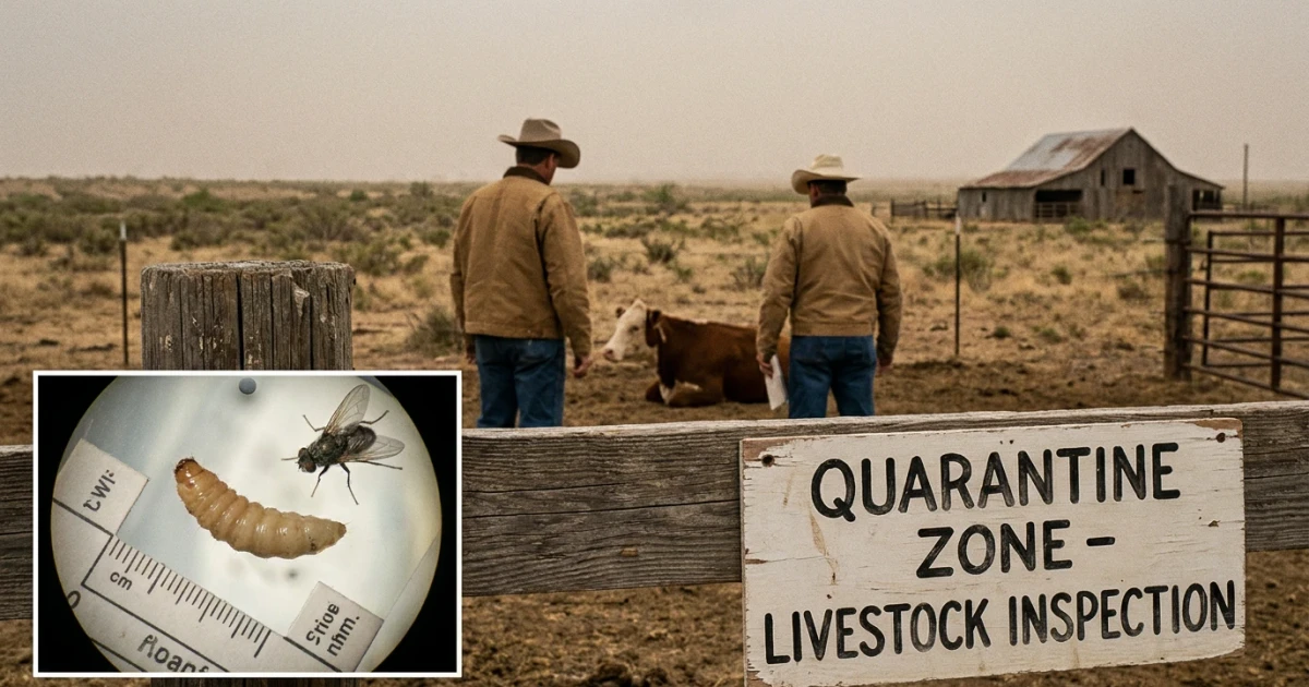 Screwworm Case Detected in Texas Raises Livestock Fears