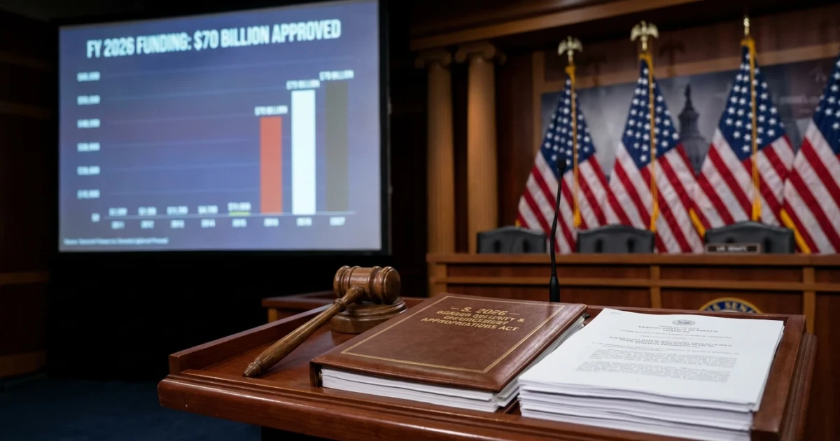 Senate Approves $70 Billion for Immigration Enforcement