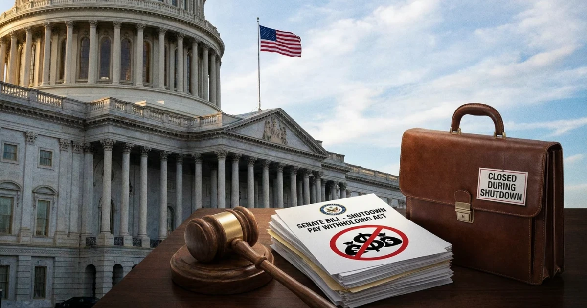Senate Votes to Suspend Its Pay During Shutdowns