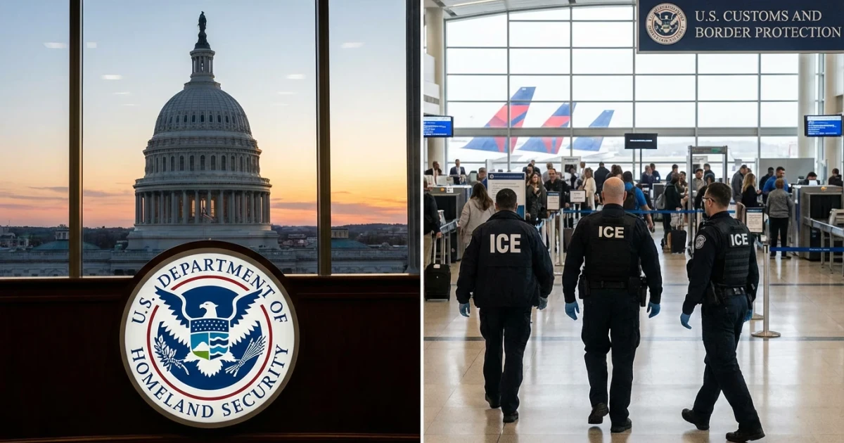 Senate Confirms Mullin as DHS Secretary Amid ICE Airport Moves
