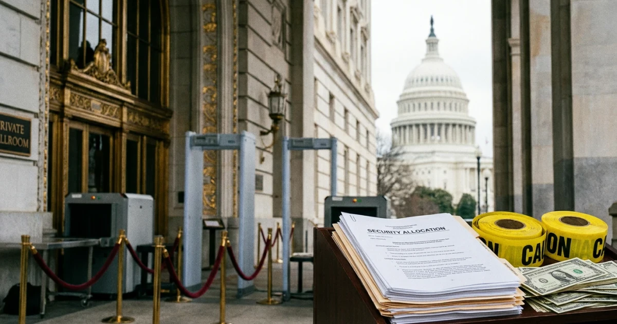 Senate GOP Adds $1 Billion for Trump Ballroom Security