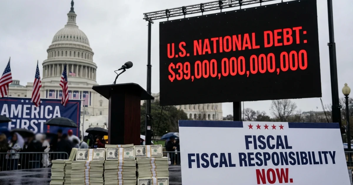 Senate Republican Cites $39 Trillion Debt at Trump Event