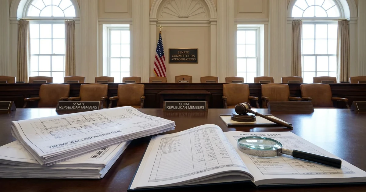 Senate GOP Raises Concerns Over Trump Ballroom Costs