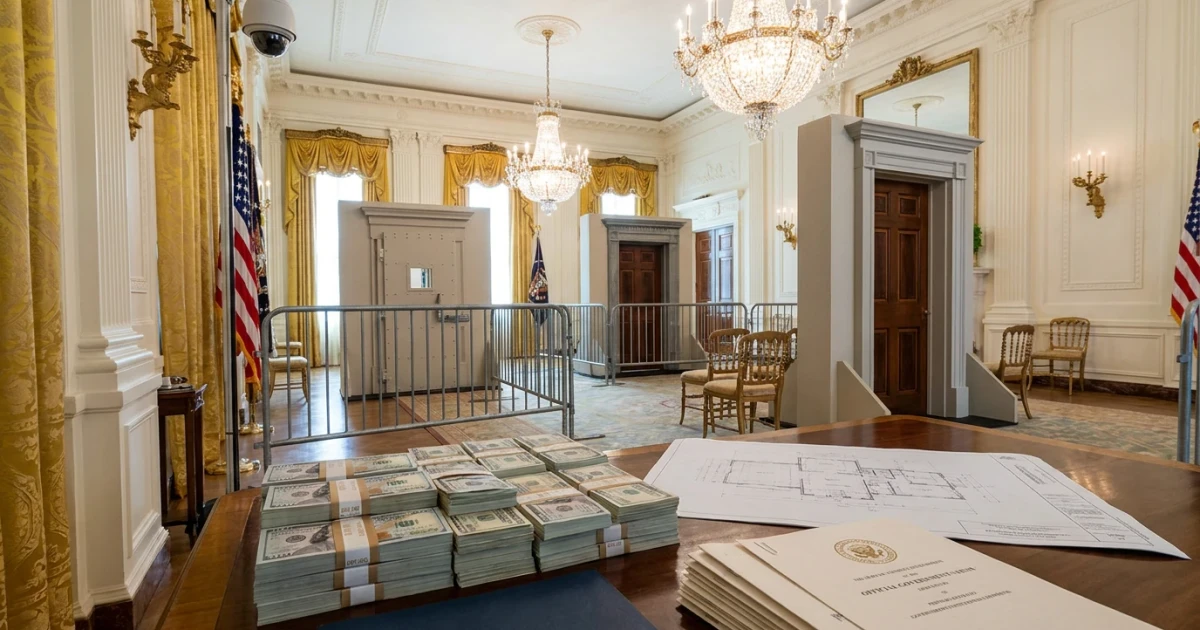 Senate Republicans Propose $1B for White House Ballroom Security