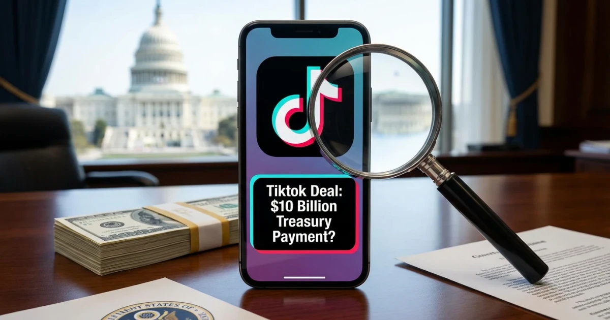 Senator Presses White House on TikTok $10B Treasury Payment