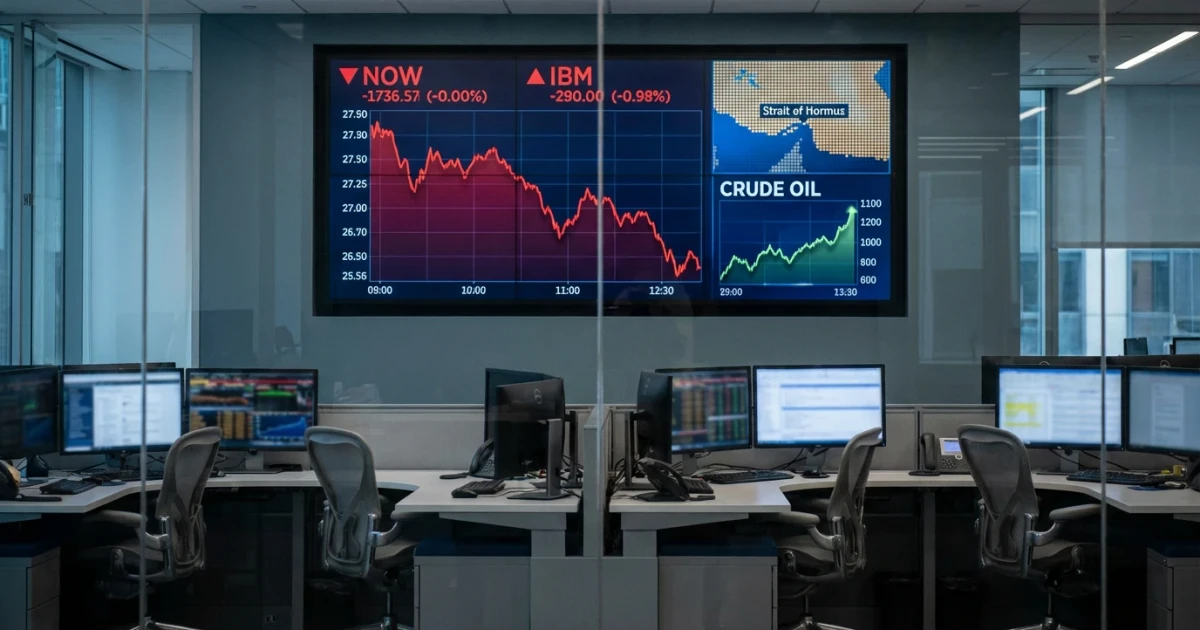 Markets Flat as ServiceNow, IBM Slide and Oil Prices Rise