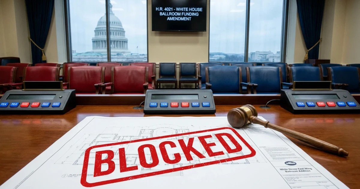 Seven Republicans Join Democrats on White House Ballroom Vote
