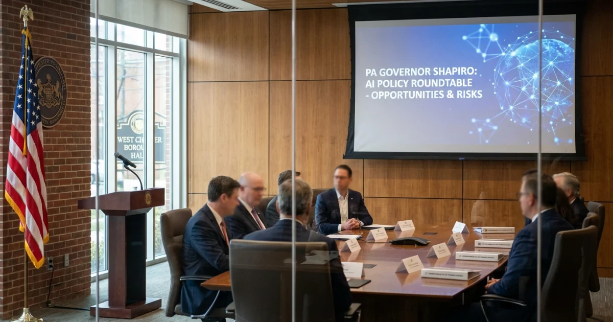Shapiro Addresses AI Policy at West Chester Roundtable