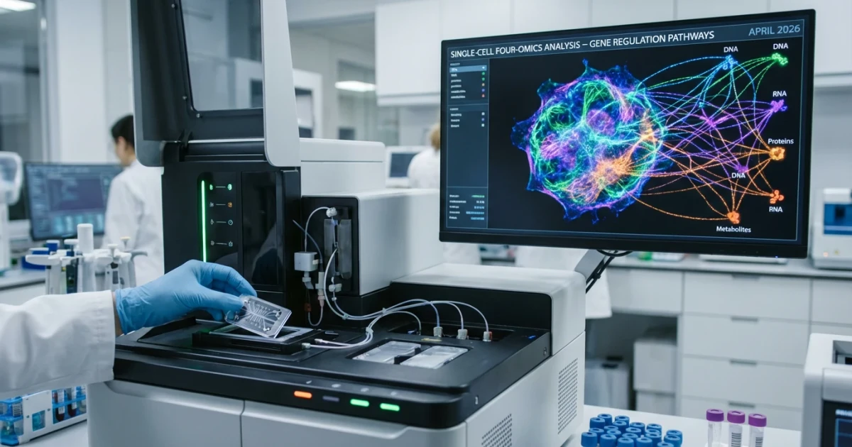 Single-Cell Four-Omics Sequencing Reveals Gene Regulation