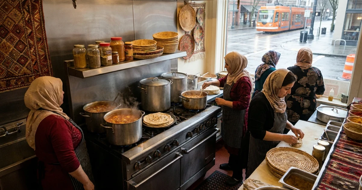 Six Somali Sisters Serve Family Recipes in Portland Restaurant