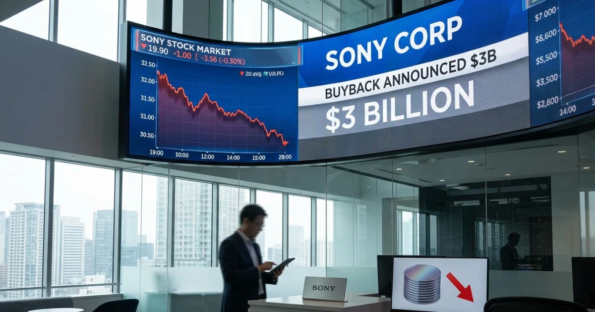Sony Launches $3 Billion Buyback as Memory Prices Fall