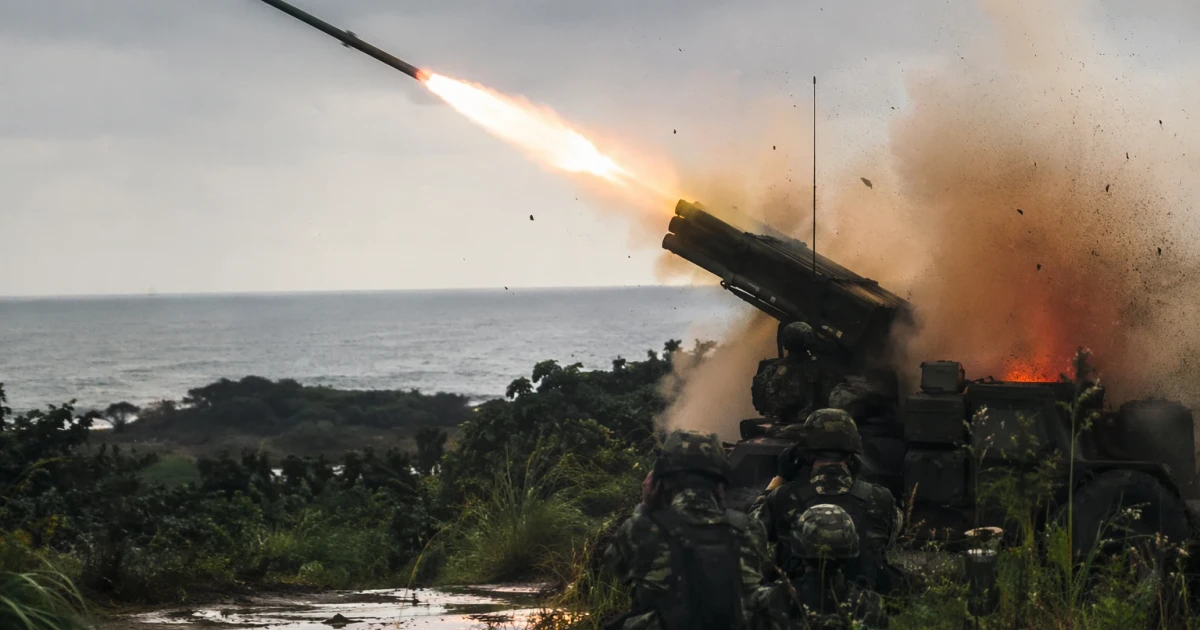 Taiwan simulates Chinese invasion defeat in live-fire coastal drill