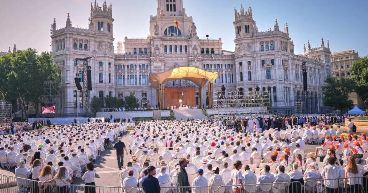 Pope Leo XIV draws 1.2 million in Madrid Mass and Corpus Christi procession