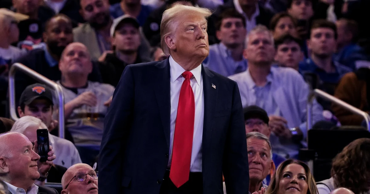 Trump booed at Madison Square Garden during NBA Finals game