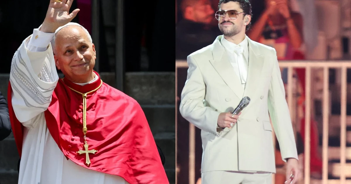 Pope Leo XIV meets Bad Bunny during Spain trip