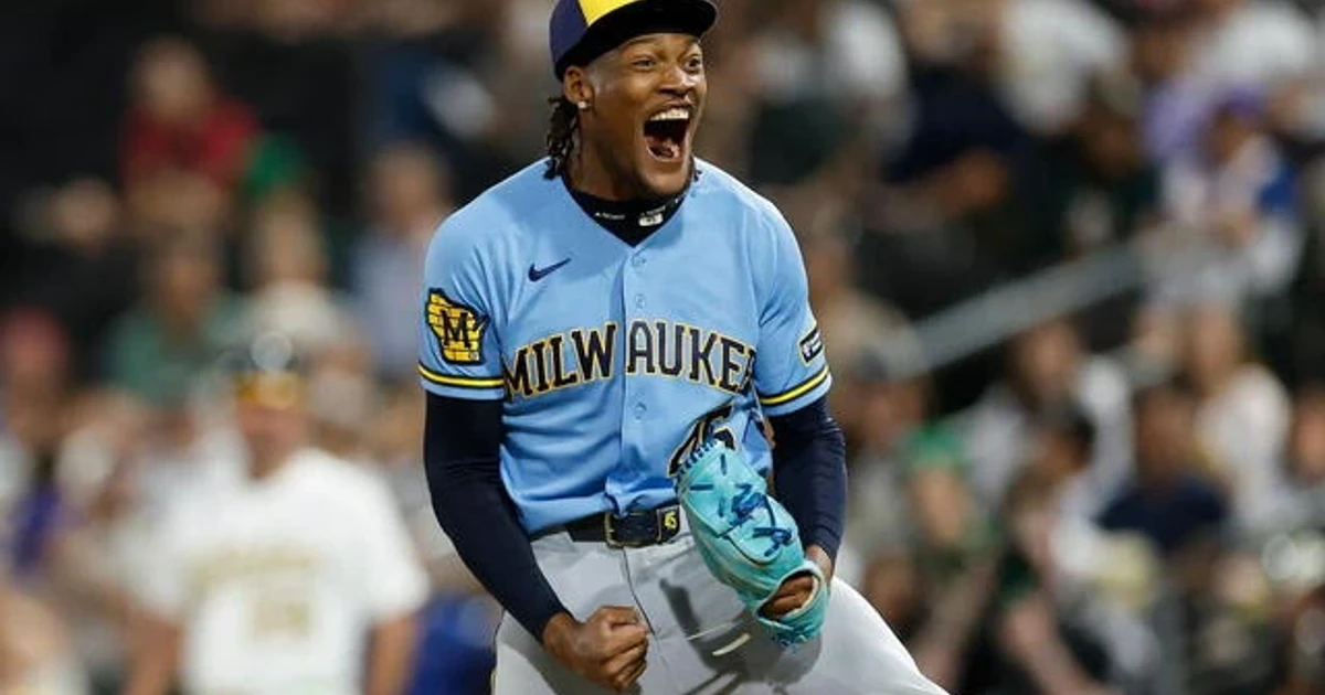 Brewers outlast Athletics 15-14 in 12-inning home run frenzy