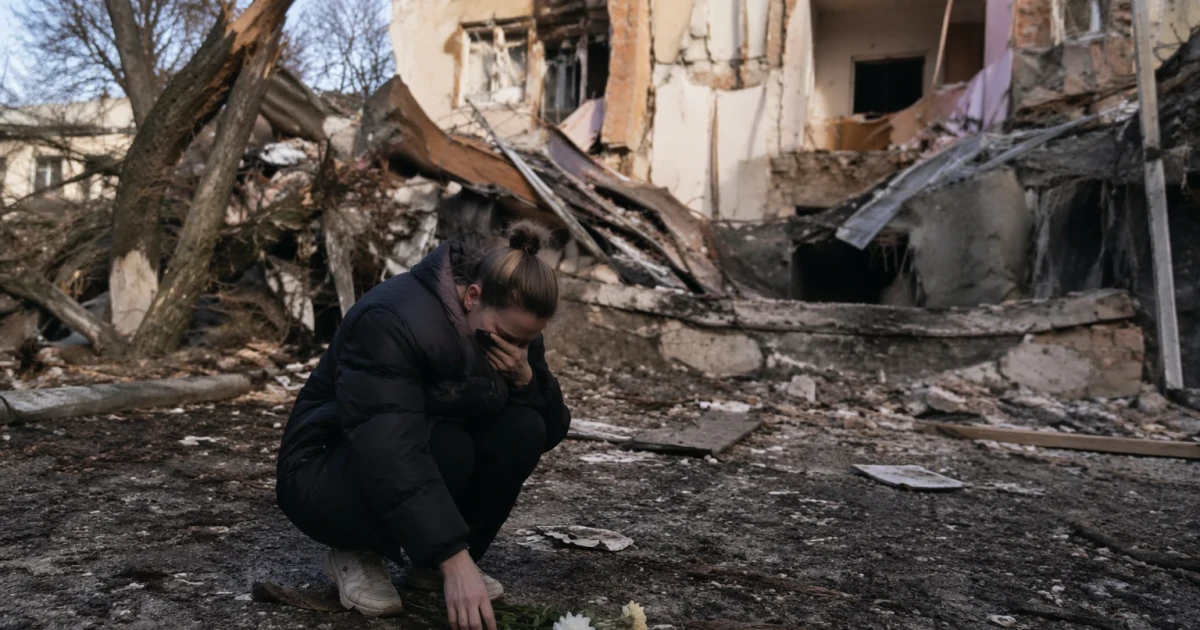 Russian strikes kill pregnant woman in Ukraine’s Kharkiv region