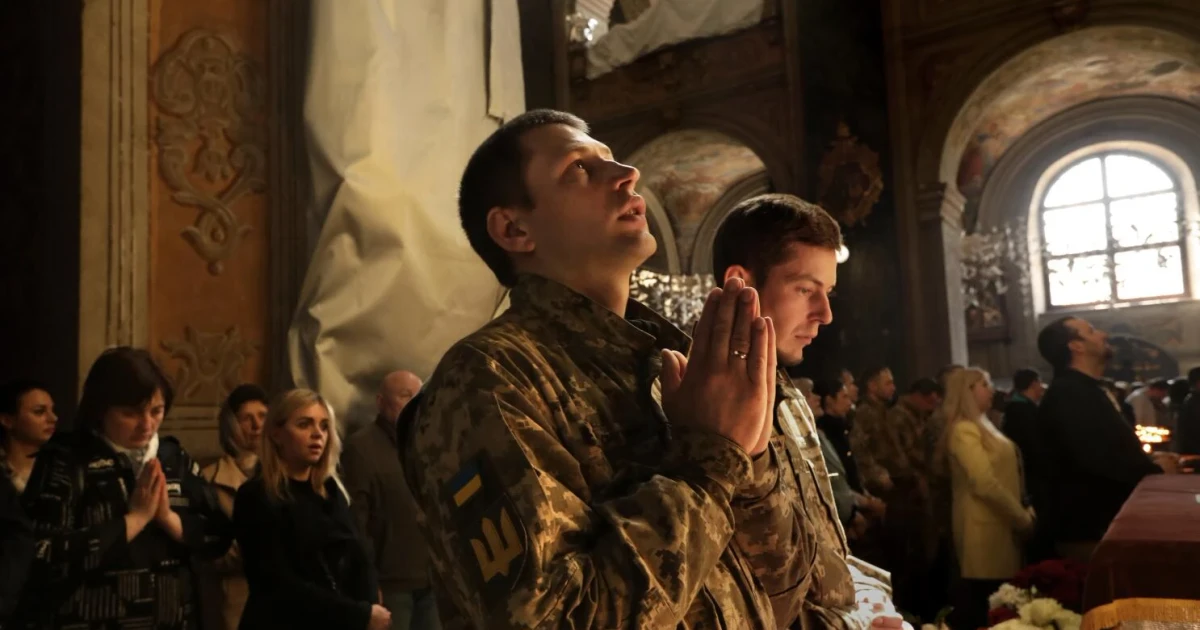 Lviv church holds daily funerals as Ukraine's war toll mounts