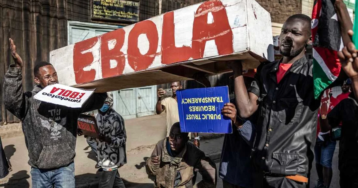 Kenyans protest U.S. Ebola quarantine plan at military base