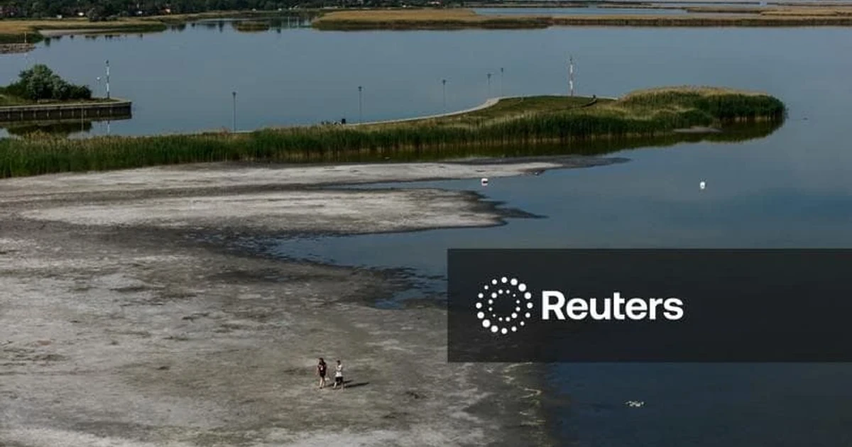 Hungary’s Lake Velence dries again as climate change deepens drought
